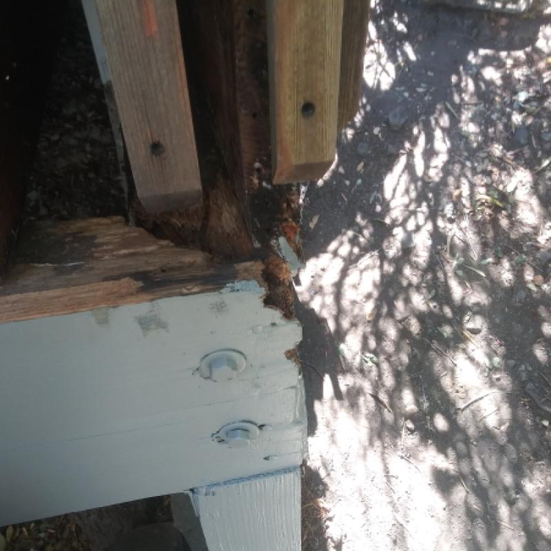 San Rafael Dry Rot Deck Repairs Carport Corner Post