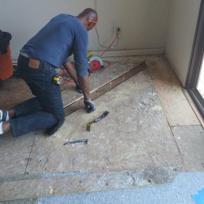 San Rafael Dry Rot Deck Repairs Deck Beam Removal Perp