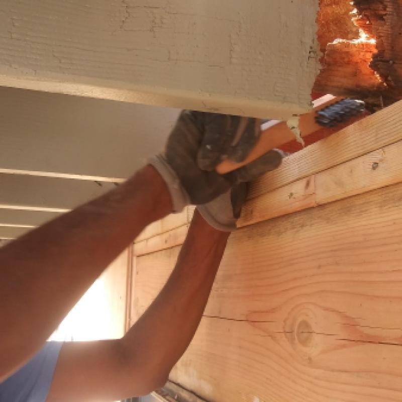 San Rafael Dry Rot Deck Repairs Lower Deck Full Wall Reframing And Joist Repair Prep