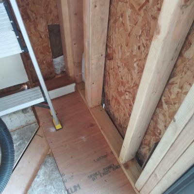 San Rafael Dry Rot Deck Repairs Lower Deck Full Wall Reframing1