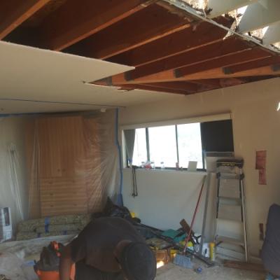 San Rafael Dry Rot Deck Repairs Lower Deck Full Wall Removal Exterior View