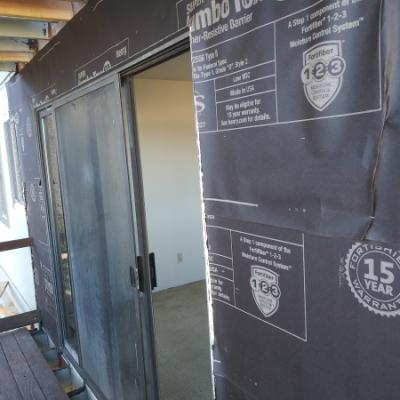 San Rafael Dry Rot Deck Repairs Lower Deck New Building Wrap