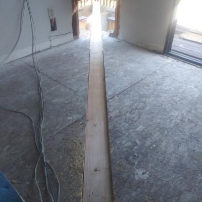 San Rafael Dry Rot Deck Repairs Upper Deck New Beam Install